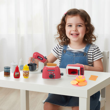 Iso Trade Keukenset voor Kinderen - 26 Delig - Apparaten & Accessoires
