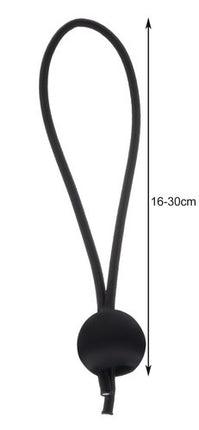 Gardlov Elastische Spanners met Bal - Set van 10 - Zwart