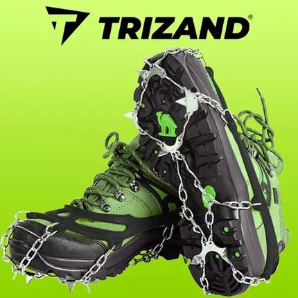 Trizand Anti-Slip Sneeuwkettingen - Maat XL (44-47) - 8 Punten - Zwart