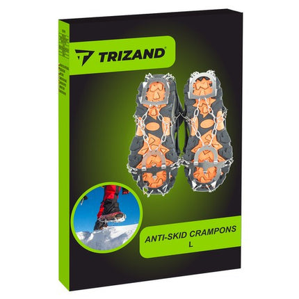 Trizand Anti-Slip Sneeuwkettingen voor Schoenen - Maat L (40-44) - 12 Punten