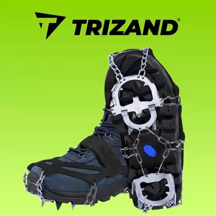 Trizand Anti-Slip Sneeuwkettingen voor Schoenen - Maat L (40-44) - 12 Punten