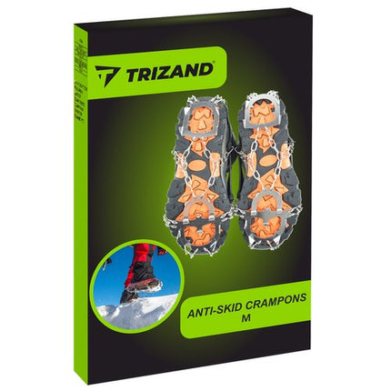 Trizand Anti-Slip Sneeuwkettingen voor Schoenen - Maat M (35-39) - 12 Punten