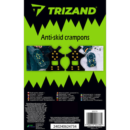 Trizand Antislip Schoenijzers - Maat L (40-44) - 10 Tanden
