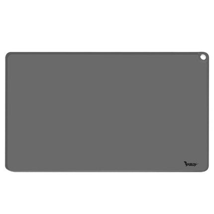 Purlov Siliconen Voermat - Dubbel - 60 x 45 cm - Grijs - Antislip