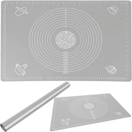 Siliconen Deegmat XXL met Maatverdeling - 64 x 45 cm - Bakmat