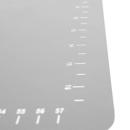 Siliconen Deegmat XXL met Maatverdeling - 64 x 45 cm - Bakmat