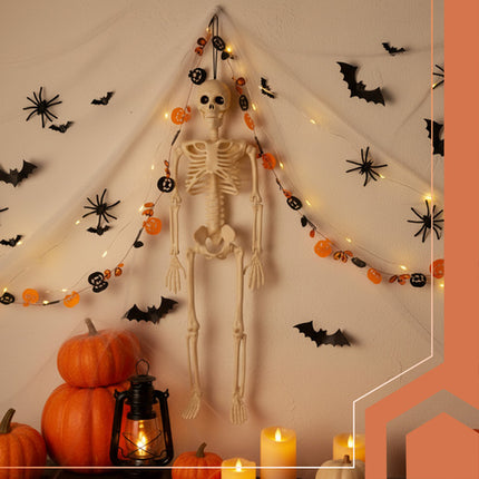 Ruhhy Halloween Skelet - 40 cm - Beweegbaar - Griezelige Decoratie