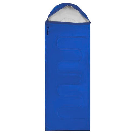 Trizand 2-in-1 Slaapzak - 200 x 75 cm - Blue-Black - Inclusief Opberghoes