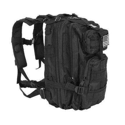 Trizand Militaire Survival Rugzak - 20 Liter - Zwart - 44 x 24 x 20 cm