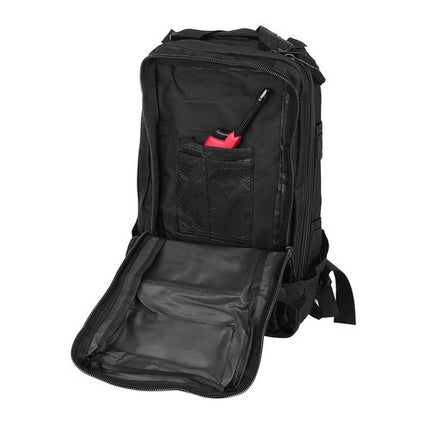 Trizand Militaire Survival Rugzak - 20 Liter - Zwart - 44 x 24 x 20 cm