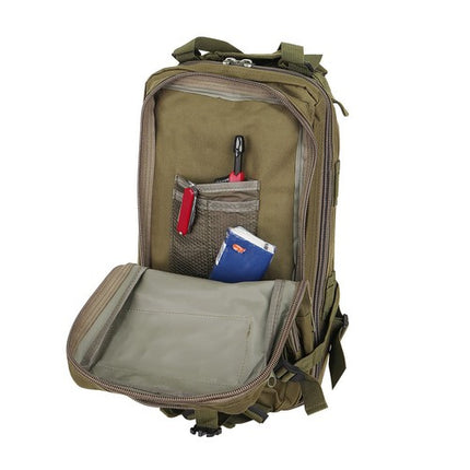 Trizand Militaire Survival Rugzak - 26 Liter - Groen - 44 x 28 x 16 cm