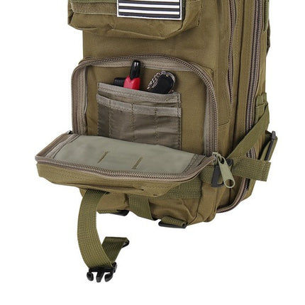Trizand Militaire Survival Rugzak - 26 Liter - Groen - 44 x 28 x 16 cm