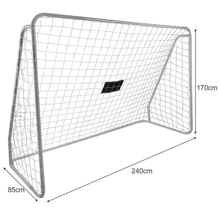 Trizand Voetbaldoel met Precisie-Mat - 240 x 170 cm - Staal