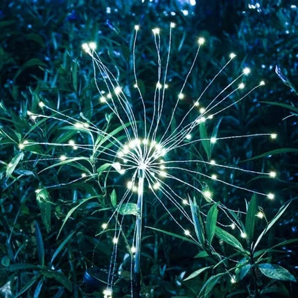 Gardlov Solar Tuinlampen Dandelion - Set van 2 - Koud Wit - 150 LED