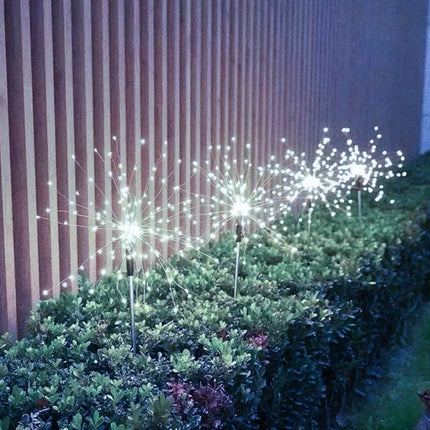 Gardlov Solar Tuinlampen Dandelion - Set van 2 - Koud Wit - 150 LED