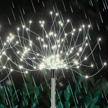 Gardlov Solar Tuinlampen Dandelion - Set van 2 - Koud Wit - 150 LED