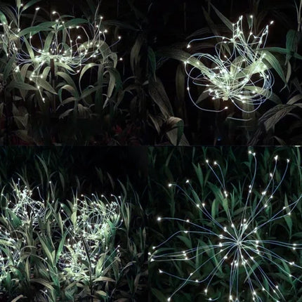 Gardlov Solar Tuinlampen Dandelion - Set van 2 - Koud Wit - 150 LED