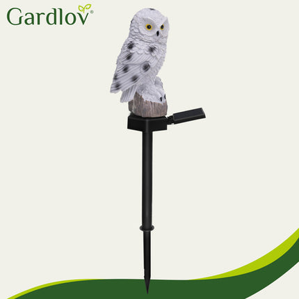 Gardlov Solar Tuinlamp Uil - LED - Warm Wit - IP44