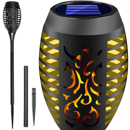 Gardlov Solar Tuinfakkel - 51 cm - Vlam Effect - Warm Wit