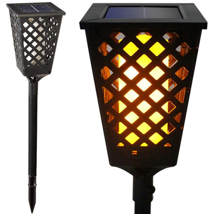 Solar Tuinlantaarn Met Vlameffect