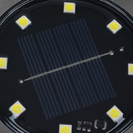 Gardlov Solar Tuinlampen - Set van 12 - 8 LED's - Koud Wit - IP65