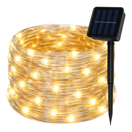 Gardlov Solar Tuinlampen - Set van 12 - 8 LED's - Koud Wit - IP65