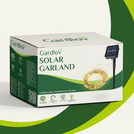 Gardlov Solar Tuinlampen - Set van 12 - 8 LED's - Koud Wit - IP65
