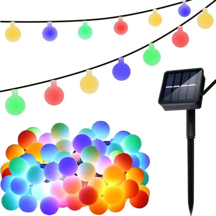 Gardlov Solar Lichtsnoer - 7 meter - 50 LED Ballen - Multicolour - IP44