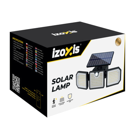 Izoxis Solar Buitenlamp - 167 LED - 500 lm - Met Afstandsbediening