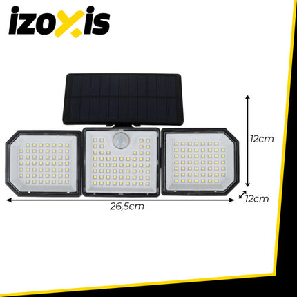 Izoxis Solar Buitenlamp - 167 LED - 500 lm - Met Afstandsbediening