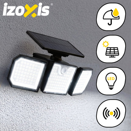 Izoxis Solar Buitenlamp - 167 LED - 500 lm - Met Afstandsbediening