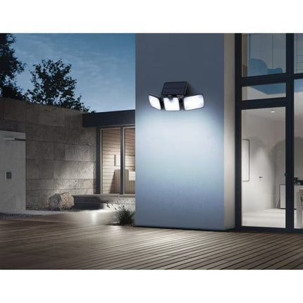 Izoxis Solar Buitenlamp - 180 LED - Met Bewegingssensor - Zwart
