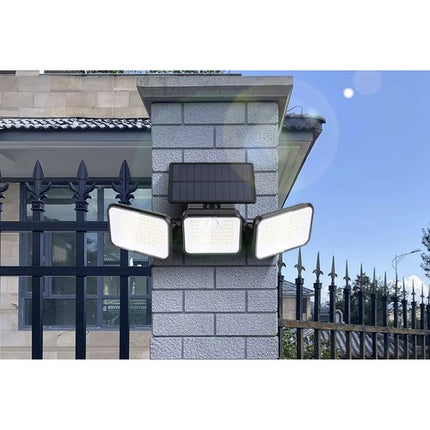 Izoxis Solar Buitenlamp - 180 LED - Met Bewegingssensor - Zwart