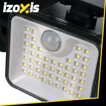 Izoxis Solar Buitenlamp - 180 LED - Bewegingssensor - IP65