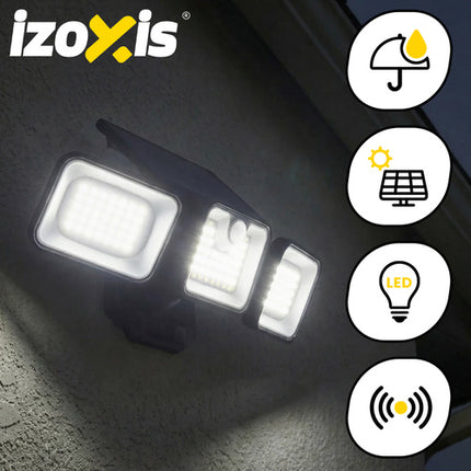 Izoxis Solar Buitenlamp - 180 LED - Bewegingssensor - IP65