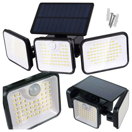 Izoxis Solar Buitenlamp - 180 LED - Bewegingssensor - IP65