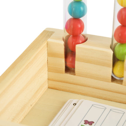 Kruzzel Houten Sorteer- en Telset - Montessori Educatief Speelgoed