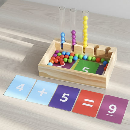 Kruzzel Houten Sorteer- en Telset - Montessori Educatief Speelgoed