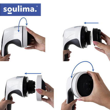 Soulima 9-in-1 Afslankende Massager - Infrarood - Met 9 Opzetstukken