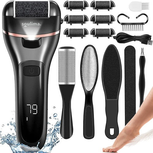 Elektrische Voetvijl + Pedicure Set