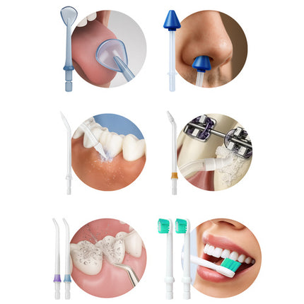 Draadloze Waterflosser - Tanden Reinigen - 5 Standen - 8 opzetstukken
