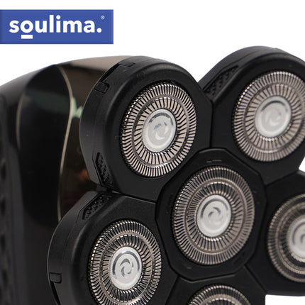 Soulima 6-in-1 Multifunctioneel Scheerapparaat & Trimmer - IPX6 - USB