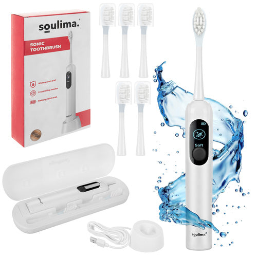 Soulima X800 Sonische Tandenborstel - 90.000 Vpm - 6 standen - Wit