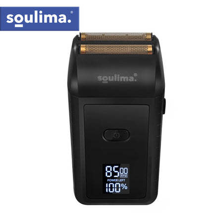 Soulima Baardtrimmer met LED Display - USB-C - 2 Scheerbladen - Inclusief Case