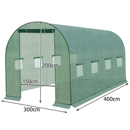 Gardlov Reservefolie voor Tunnel - 4 x 3 x 2 m - 12 m² - Groen