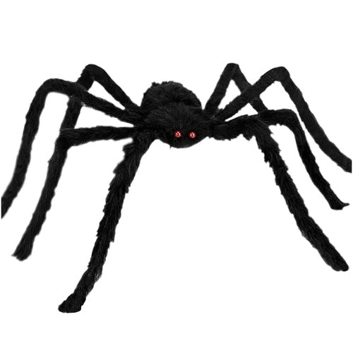 Ruhhy Halloween Haaie Spin - 50 cm - Zwart - Griezelige Decoratie