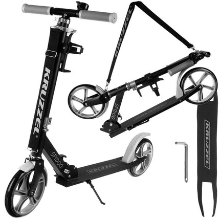 Opvouwbare Stadsscooter voor Kinderen - Zwart/Grijs