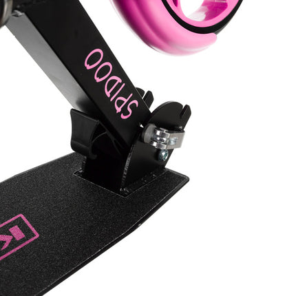 Opvouwbare Stadsscooter voor Kinderen - Zwart/Roze
