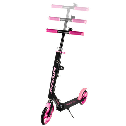 Opvouwbare Stadsscooter voor Kinderen - Zwart/Roze