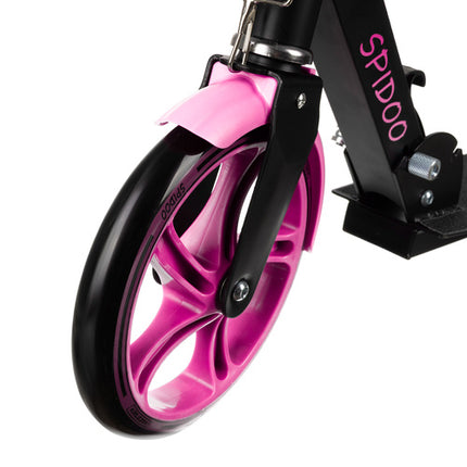 Opvouwbare Stadsscooter voor Kinderen - Zwart/Roze